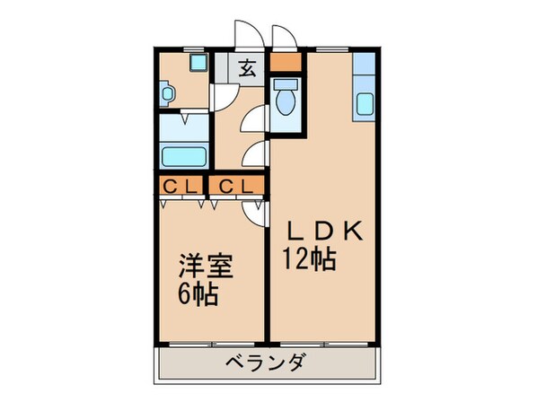 コーポラス青柳の物件間取画像